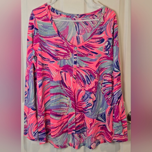 Lilly Pulitzer Tops - Lilly Pulitzer Colorful Long Sleeve Top
